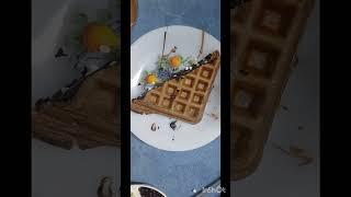 Delicious And Easy Chocolate Waffle  Full Recipe On Youtube Channel  Hope you all like it  #65