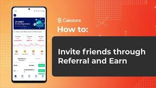 Coinstore How to Invite Friends through Referral and Earn