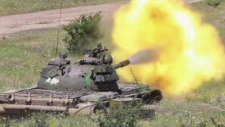 Ancient Soviet Era T-55 Tanks Used For NATOs Defense - Saber Guardian 19