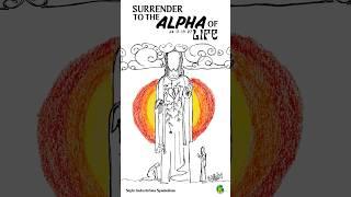 indochristasymbolism #Artfortheday  Surrender to the alpha of life Fr.A.Sahaya Belix