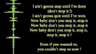 Dont Stop the Party On-screen Lyrics  Black Eyed Peas