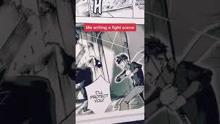 Writing Manga Fight Scenes vs Dramatic Scenes #Shorts