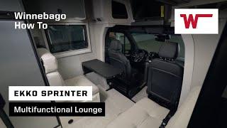 Winnebago EKKO Sprinter Multifunctional Lounge