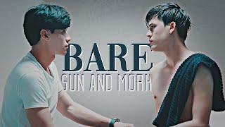 DARK BLUE KISS sun and mork - bare