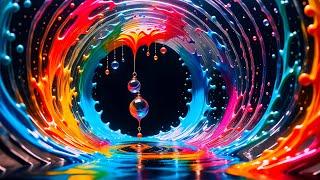 Into The Dream - Mesmerizing Ultra HD 4K Liquid Vibrant Art Screensaver No Sound Copyright Free