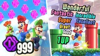 Super Mario Bros. Wonder - Max Purple Coins & Infinite 1 Ups Trick Guide