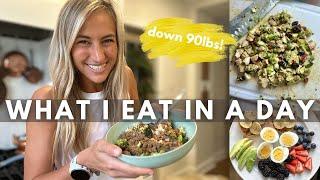 What I eat in a Day after Weight Loss  Healthy High Protein Meal Ideas