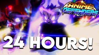 I Played 24 Hours In New Anime Defenders Summer Update & BECAME The BEST
