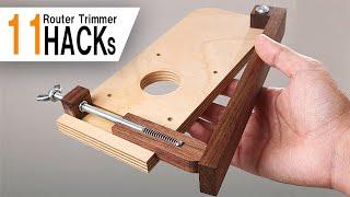 11 steps and jigs for mastering router trimmer  Hacks