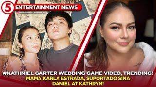 Entertainment News  #KathNiel trending sa isang wedding game video