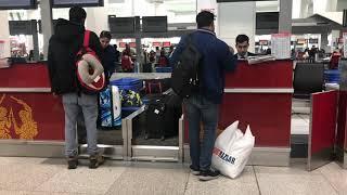Delhi Airport Immigration checking Baggage checking Duty Free & Indigo Airlines Inside View