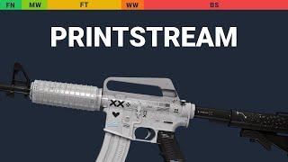 M4A1-S Printstream - Skin Float And Wear Preview