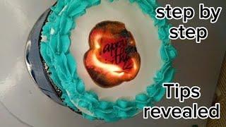 Burn away burn out cake Tutorial how to get it right. Tips and secrets...