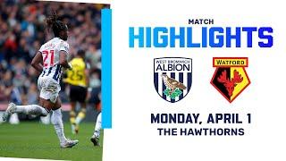 Emphatic strikes see Baggies stretch unbeaten run to eight  Albion 2-2 Watford  MATCH HIGHLIGHTS