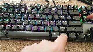 Gearbest Motospeed CK104 Mechanical RGB Keyboard Review