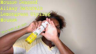 Alikay Natural Lemongrass Styling Mousse as a Wash n Go?