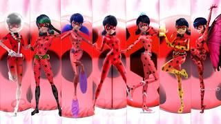 New Ladybug Transformations -Miraculous Ladybug Speededit