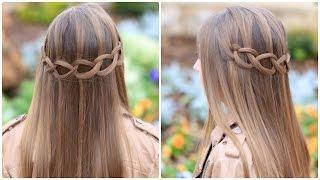 Loop Waterfall Braid  Cute Hairstyles