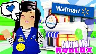 I OPENED WALMART* in ADOPT ME  SHOP HOME TOUR Pets Shop House Store