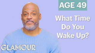 70 Men Ages 5-75 What Time Do You Wake Up?  Glamour