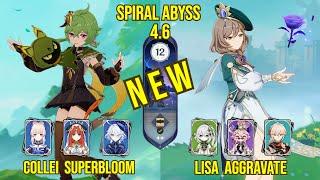 C6 Collei Superbloom & C6 Lisa Aggravate  Spiral Abyss Version 4.6