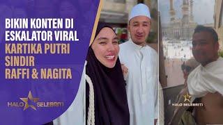 Bikin Konten Di Eskalator Viral Kartika Putri Sindir Raffi Ahmad dan Nagita?  Halo Selebriti