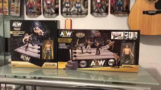 AEW UK Exclusive & USA Ringside Collectibles Exclusive Rings Side by Side Comparison