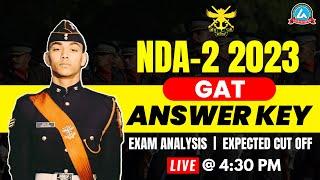  NDA 2 2023 Answer Key  NDA GAT Paper Solution 2023  NDA 2023 GAT Paper Analysis  LEAD ACADEMY