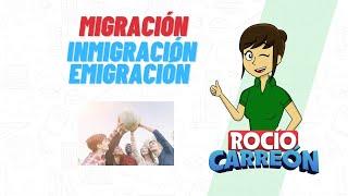 MIGRACIÓN INMIGRACIÓN Y EMIGRACIÓN