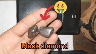 black diamondcarbonado meteorite scratch test