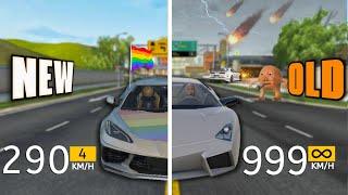 Extreme Car Driving Simulator  Evolution  OLD VS NEW 