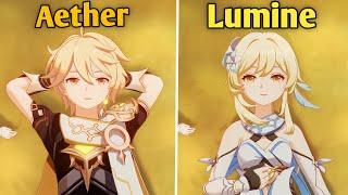 Aether & Lumine Differences You Never Noticed 