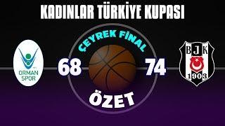 KTK Çeyrek Final Özet  OGM Ormanspor 68-74 Beşiktaş TRC İnşaat