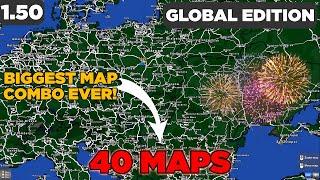 ETS2 1.50 - Biggest Mega Map Combo  MarcOT