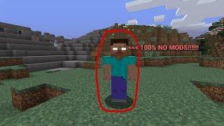 How to summon HEROBRINE in Mcpe NO MODS