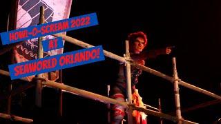 Opening Night of Howl-o-Scream 2022 at SeaWorld Orlando  Scare Zones  Merch  Haunt Reviews