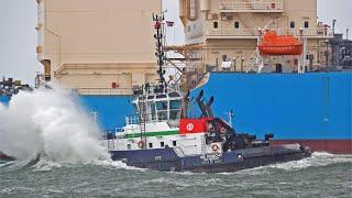 23 MINUTES OF MARINE TRAFFIC AT ROTTERDAM PORT NETHERLANDS 4K SHIPSPOTTING 2023