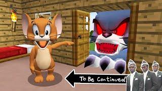 GIANT SCARY TOM vs JERRY in Minecraft  Real Tom and Jerry - GAMEPLAY Movie Trap