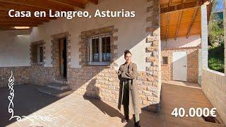 CASA EN VENTA EN LANGREO ASTURIAS PARA TERMINAR CON TERRAZA Y PEQUEÑO TERRENO *40.000€*#asturias 