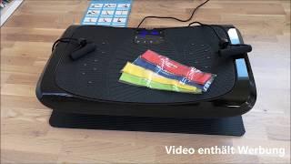 Bluefin 4D Vibrationsplatte Kurzer Test und Erfahrungsbericht