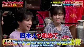 Highlight Ketenaran Haruka di Indonesia tayang di TV Jepang SUB INDO