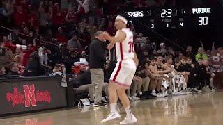 Nebraska UPSETS #1 Purdue  Mens Basketball Highlights