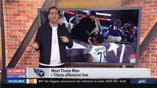 Good Morning Football Meet These Men - Peter Schrager On Titans Offensive Line