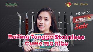 Mulai Dari Harga 150.000 Sudah Bisa Pasang Railing Tangga Sendiri