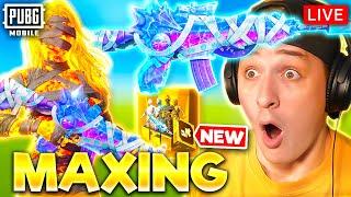 MAXING NEW MUMMY GLACIER GLORIOUS M4 ULTIMATE PUBG MOBILE LIVE