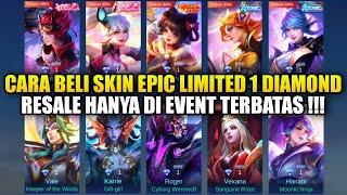 CARA MEMBELI SKIN EPIC LIMITED DENGAN HARGA 1 DIAMOND  CARA MENGGUNAKAN PROMO DIAMOND ALLSTAR MLBB