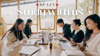 2-HOUR STUDY WITH ME & MY TEAM in Đà Lạt   Team work  Focus Music  Pomodoro 5010