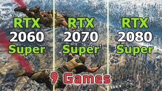 RTX 2060 Super vs RTX 2070 Super vs RTX 2080 Super  Test in 9 Games