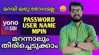 Yono SBI forgot username and password  How to reset yono sbi username and password  DADUZ CORNER