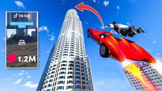 Recreating VIRAL GTA 5 TikTok STUNTS